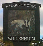 Badgers Mount sign