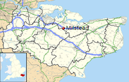 Milstead map