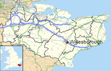 Willesborough map
