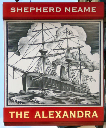 Alexandria Hotel sign 2012