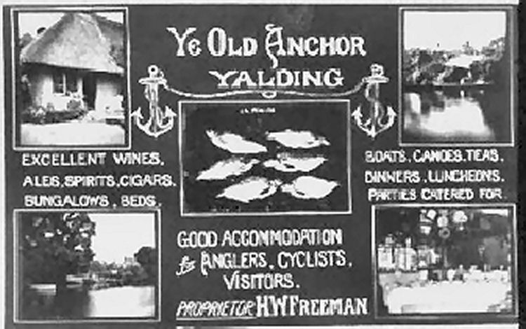 Anchor postcard 1924