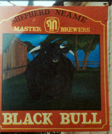 Black Bull sign 1986