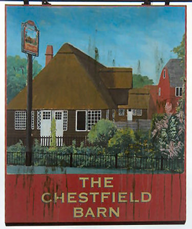 Chestfield Barn sign 2011