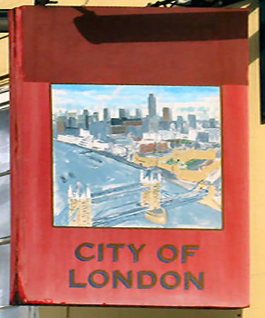 Citu of London sign 2010