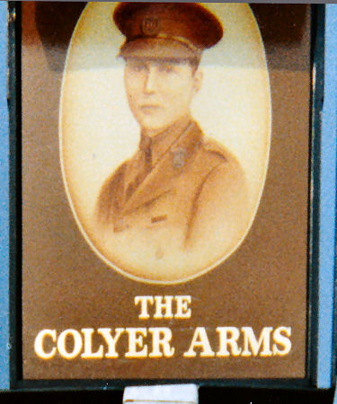 Colyer Arms sign 1986