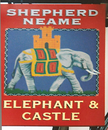 Elephant and Castle sign 1992