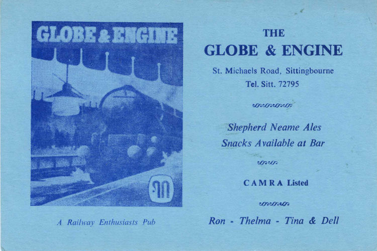 Globe and Engine business card