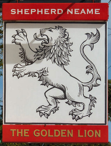 Golden Lion sign 2010