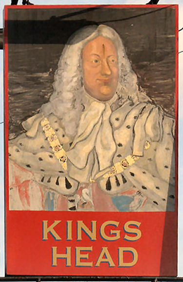 Kings Head sign 2010