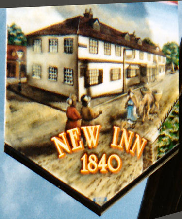 New Inn sign 1986