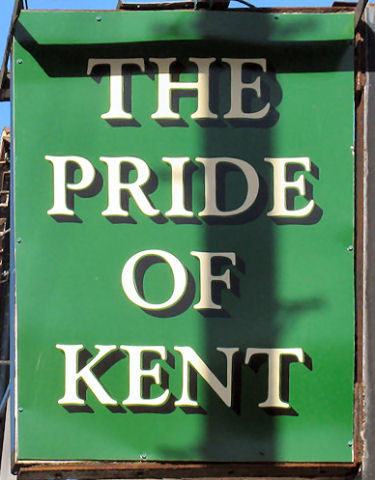 Pride of Kent sign 2010