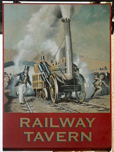 Railway Tavern sign 2010