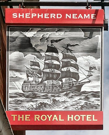 Royal Hotel sign 2012
