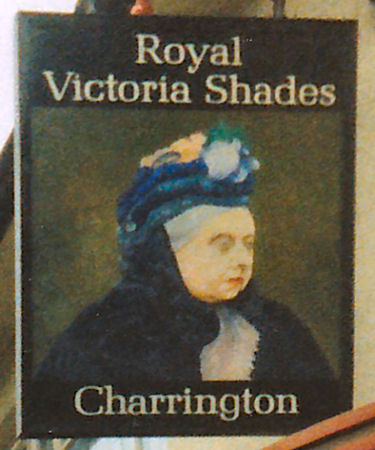 Royal Victoria Shades sign 1986