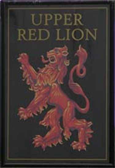 Upper Red Lion sign