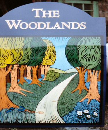 Woodlands sign 1992