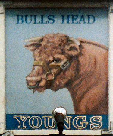 Bull's Head sign 1985