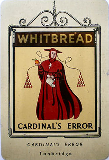 Cardinal's Error card