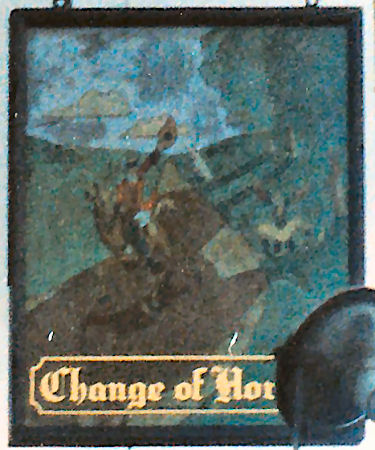 Change of Horses sign 1990