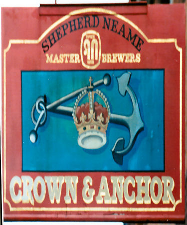 Crown and Anchor sign 1991