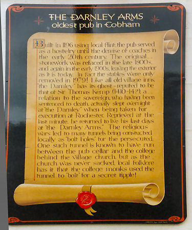 Darnley Arms sign 1993