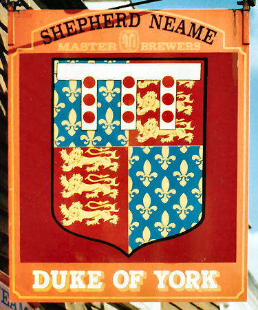 Duke of York sign 1991