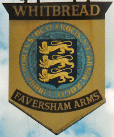 Faversham Arms sign 1987