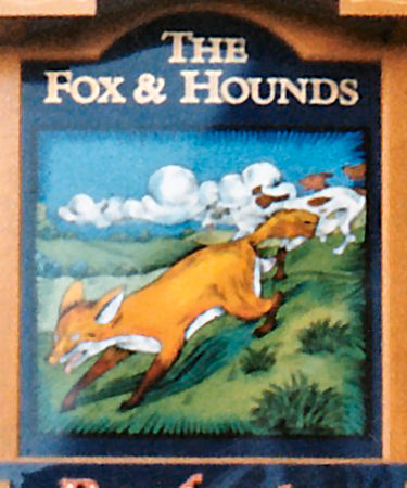 Fox and Hounds sign 1993