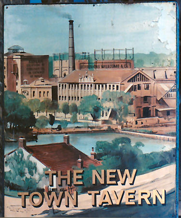 New Town Tavern sign 1991