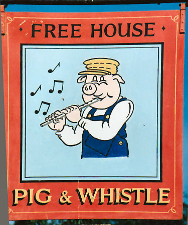 Pig and Whistle sign, 1996