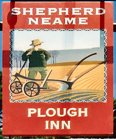 Plough Inn sign 1992