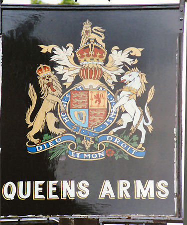 Queen's Arms sign 1993