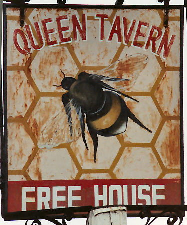 Queen's Tavern sign 1993
