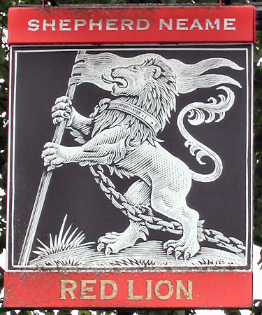 Red Lion sign 2014
