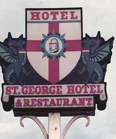 St George Hotel sign 1980s