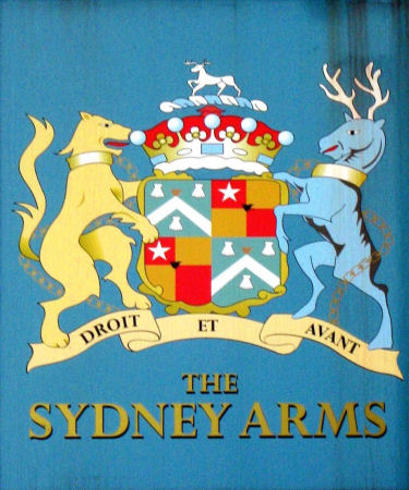 Sydney Arms sign 2010
