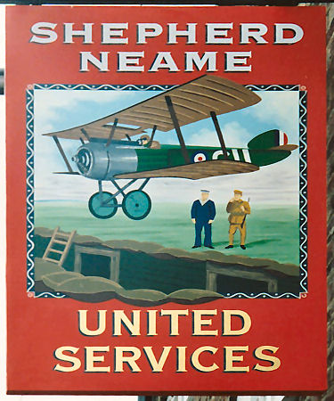 United Services sign 1992