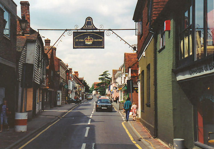 Ye Old Crown Inn sign 1993