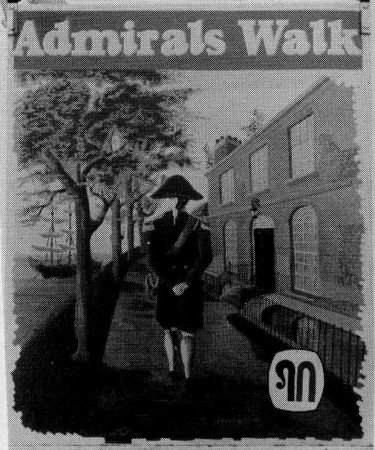 Admiral's Walk sign 1987