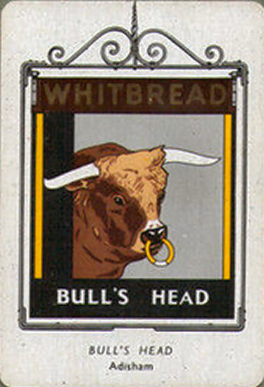 Bull's Head card 1951
