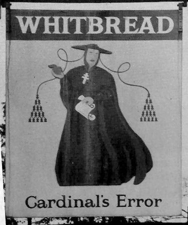 Cardinal's Error sign 1987