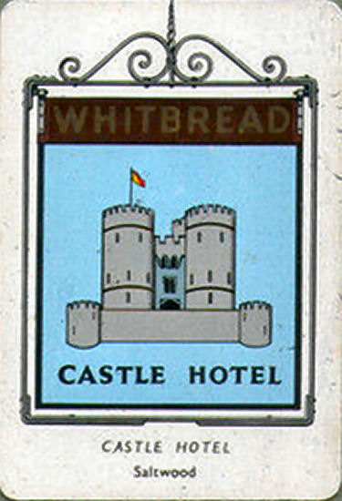 Castle Hotel card 1951