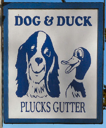 Dog and Duck sign 2013