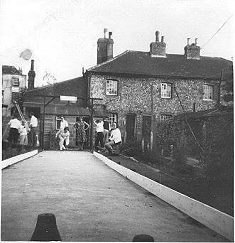 Donkey skittle alley 1960