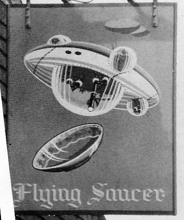 Flying Saucer sign 1987