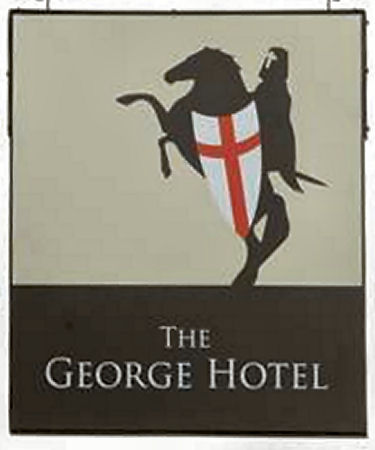 George Hotel sign 2014