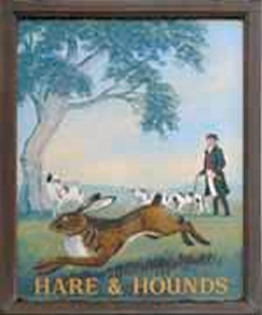Hare and Hounds sign 2009