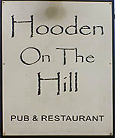 Hooden on the Hill sign
