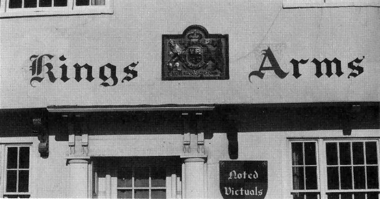 Kings Arms Plaque 1987