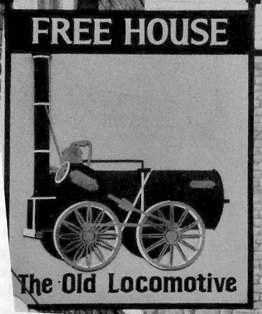 Old Locomotive sign 1987